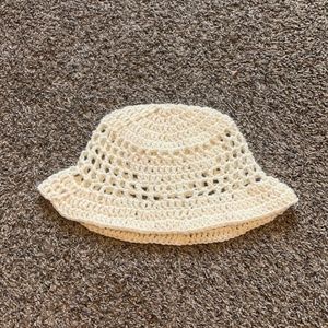 Handmade crochet bucket hat